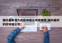 国内最有潜力的区块链公司有哪些[国内最好的区块链公司]